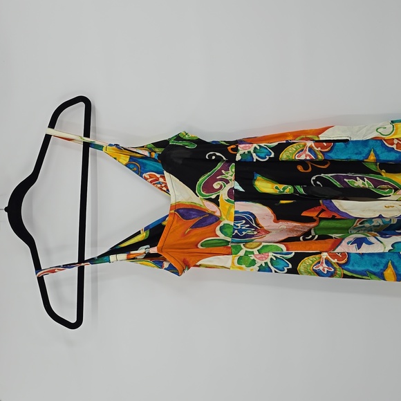 Jams World Floral Hawaiian Ci Ci Midi Dress Mystere Womens Size S - Picture 5 of 9